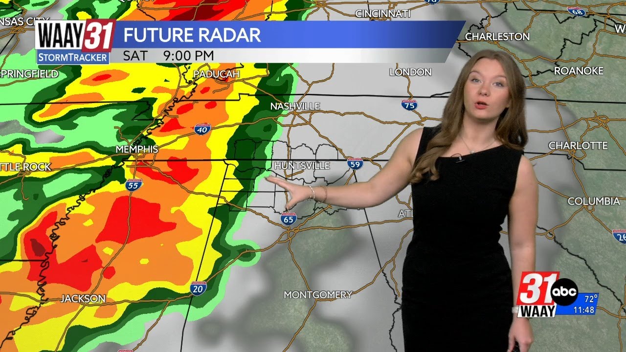 Rain and possible storms for the weekend - YouTube