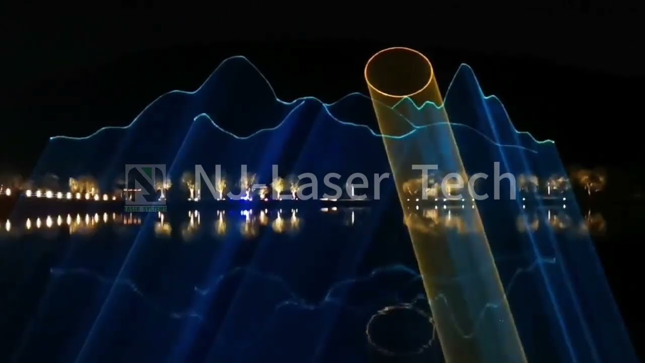 Outdoor Mountain Laser Projection | High Power Laser Show System