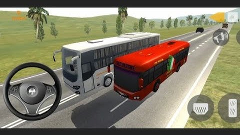 Bus simulator 3d mobile gameplay || New ac sleeper bus driving 3d