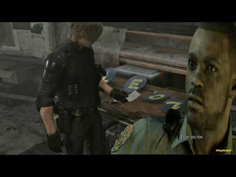 Leon returns to R.P.D & remembers Marvin encouraging words - RESIDENT EVIL 9 REQUIEM