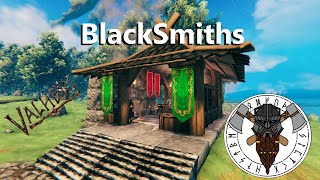 Valheim - how to build a simple Blacksmith fit for a village/town