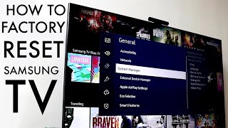 How To Factory Reset Samsung Smart TV! (2022)