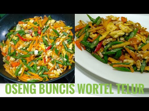 Masak Buncis Wortel Telur