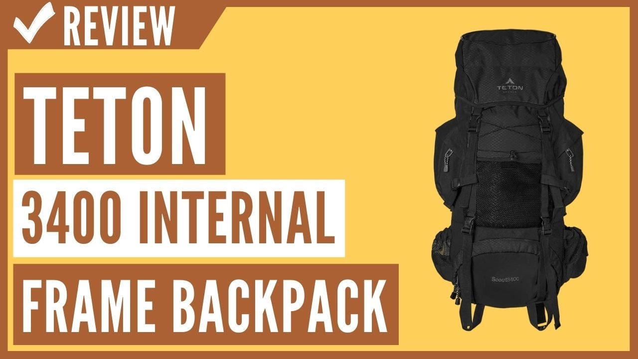TETON Sports Scout 3400 Internal Frame Backpack Review YouTube