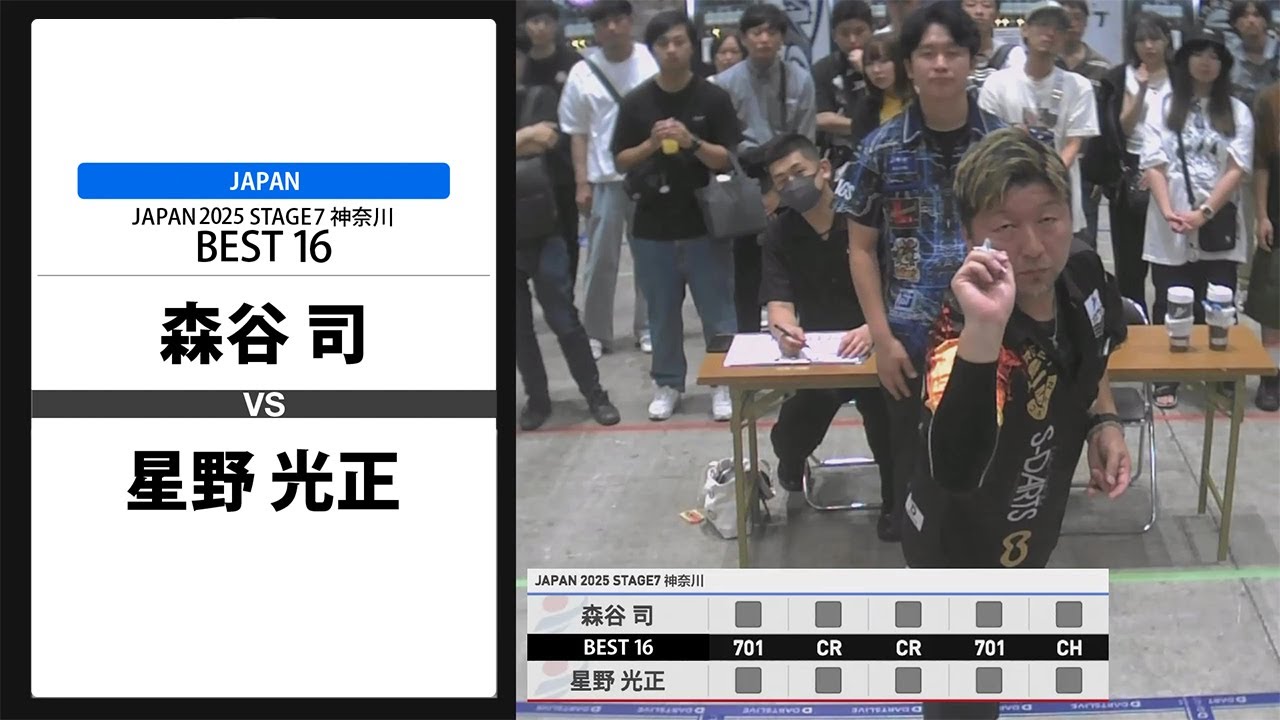 森谷 司 VS 星野 光正】JAPAN 2025 STAGE7 神奈川 BEST16 - YouTube