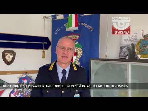POLIZIA LOCALE: NEL 2024 AUMENTANO DENUNCE E INFRAZIONI, CALANO GLI INCIDENTI | 08/02/2025