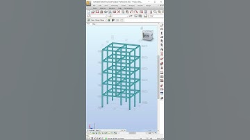 Sequential Construction Analysis in Robot Structural Analysis Professional #Shorts