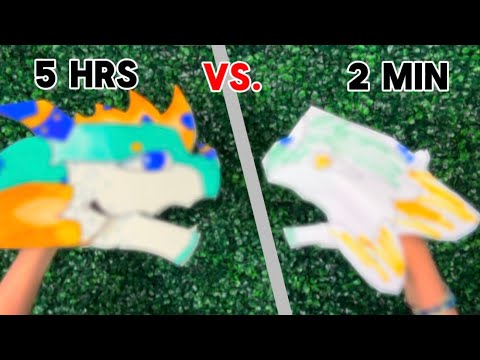I Made a Dragon in 2 Minutes… Then Remade it #dragon #unique #fyp #challenge