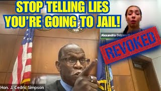 Judge Simpson I Tried To Turn Myself In But The Jail Said NO!