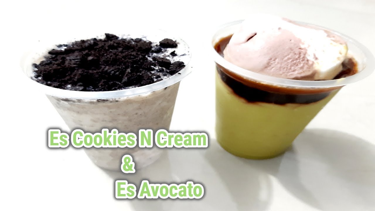 Cara Buat Es Cookies N Cream dan Es Avocato | Takjil Buka ...