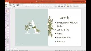 MRCPCH CLINICAL INTRODUCTION