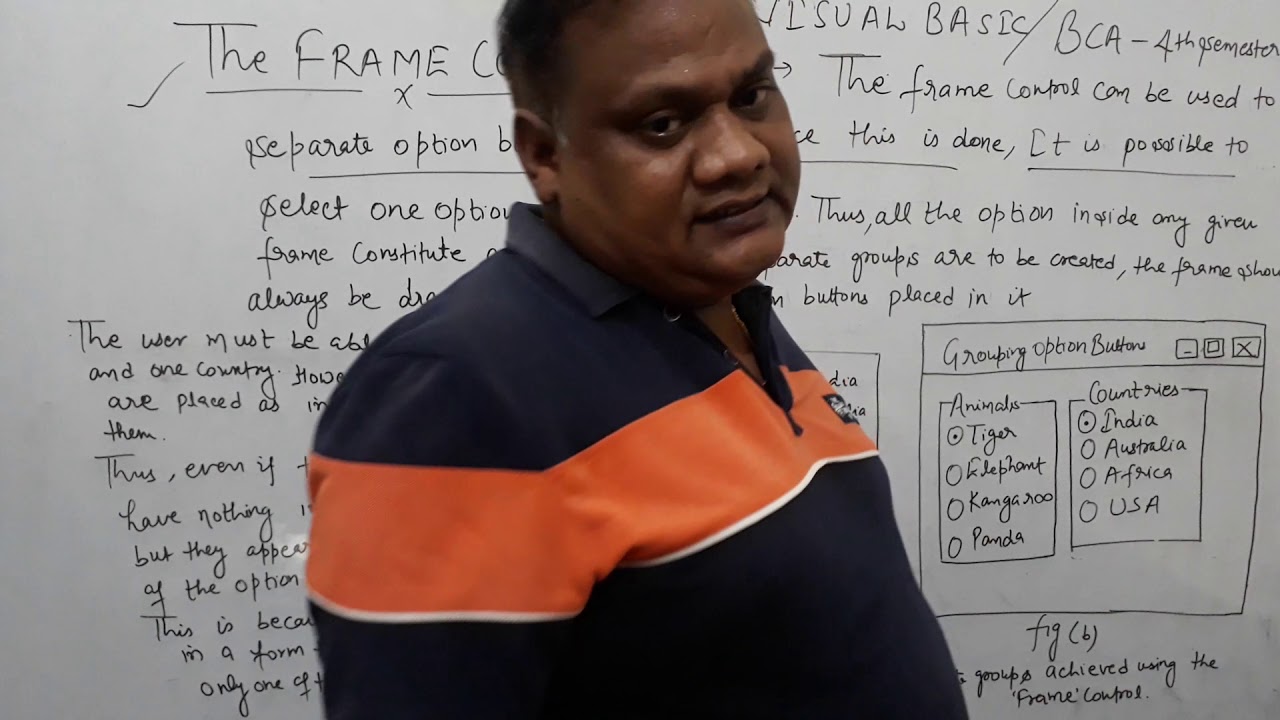 THE FRAME CONTROL IN VISUAL BASIC 6.0 - YouTube