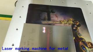 Portable laser code  marking machine for metal,plastics etc