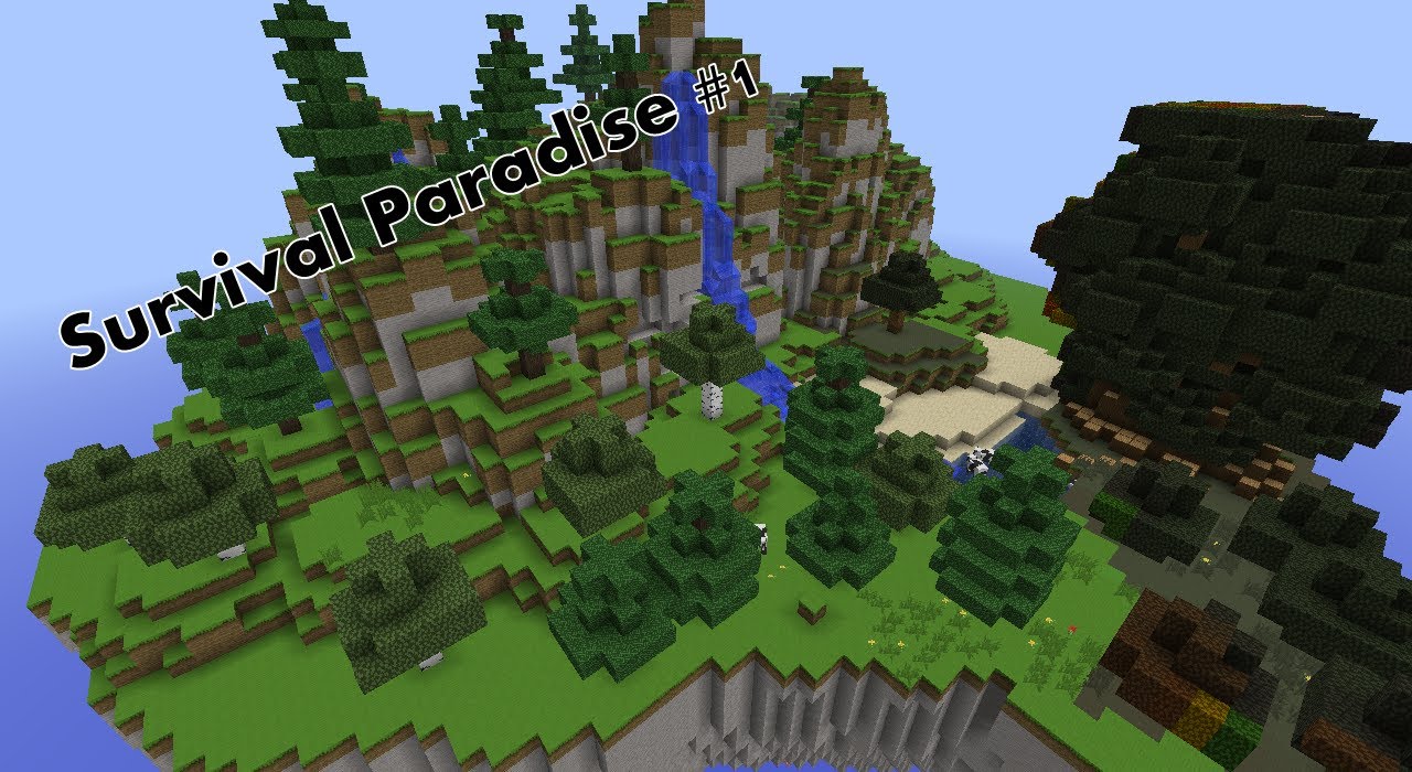 Minecraft - Survival Paradise #1 - YouTube