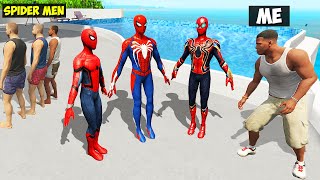 I Stole EVERY SPIDER MAN'S SUIT From SPIDER MAN in GTA 5!
