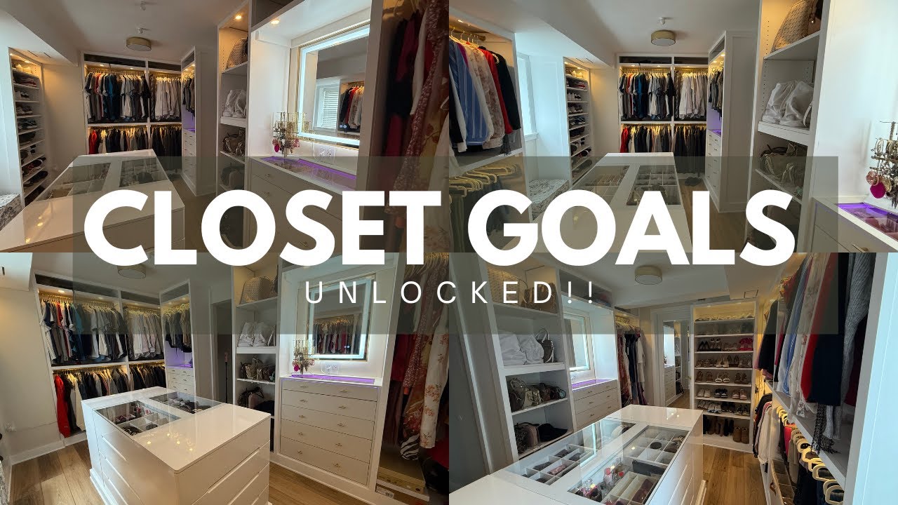 Organize My Walk-In Closet With Me | Full Walkthrough + Amazon Finds!!