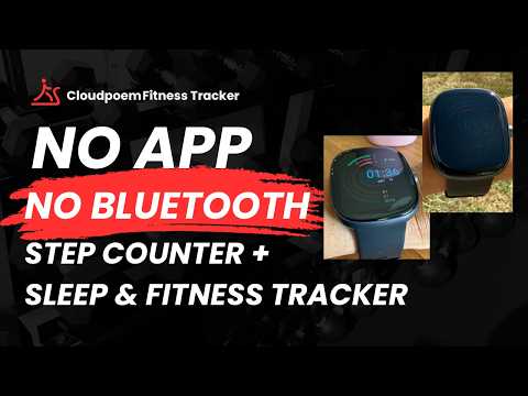 Fitness Tracker With NO App or Bluetooth Needed! Easy Simple Watch Review
