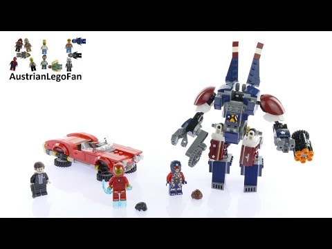Lego Super Heroes 76077 Iron Man : Detroit Steel Strikes Speed Build