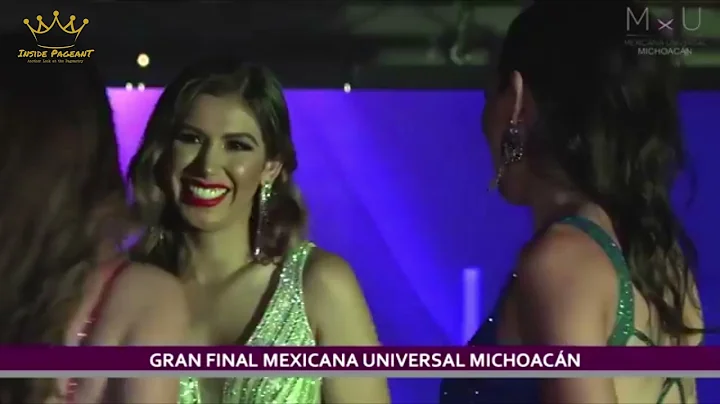 CROWNING MOMENT -  Mexicana Universal Mexico Micho...