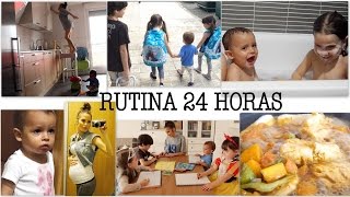 Primer día de colegio! RUTINA DIARIA niños,labores, recetas / EMBARAZO MELLIZOS 16 SEMANAS