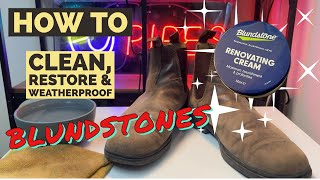 How To Clean, Restore & Weatherproof Blundstone Boots - Rustic Brown