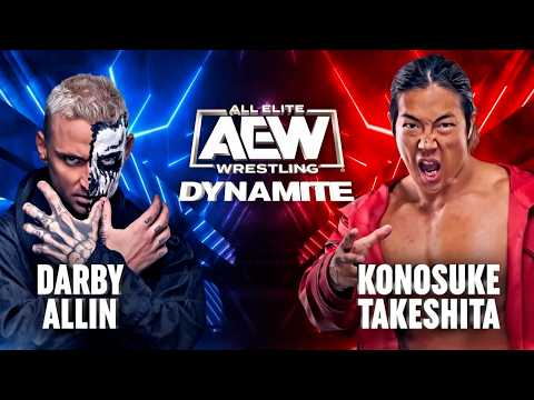 フルマッチ：KONOSUKE TAKESHITA vs. ダービー・アリン｜AEW Dynamite 2024/1/3