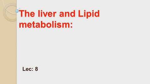 Lec8《chemistry》lipids// د.سرى