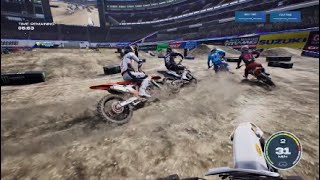 Supercross 6 Full length race event test Heat 1