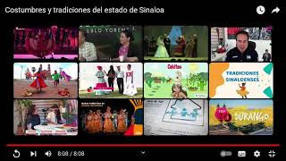 Costumbres y tradiciones del estado de Sinaloa