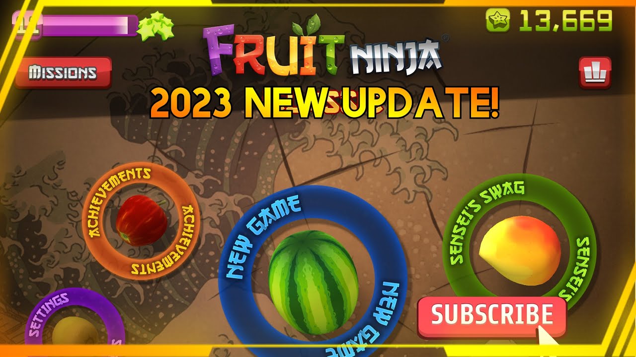 NEW UPDATE ON ANDROID! FRUIT NINJA CLASSIC! TO @StangToonsPicturesInc!  OUTSIDE OF APPLE ARCADE! 