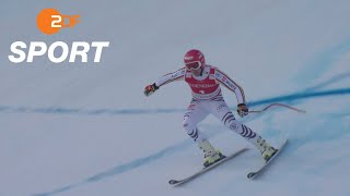 Ferstls Siegfahrt beim Super G in Kitzbühel  | ZDF SPORTextra