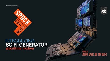 SPOCK Structured SCIFI Packer addon for Blender