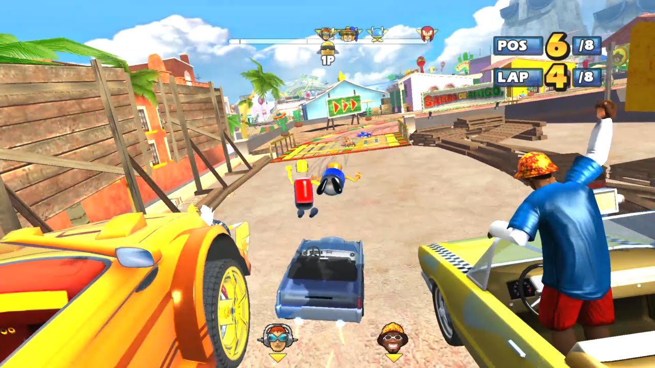 BONANZA BROS Jump Parade 8 Laps Expert (Request) Sonic & Sega All-Stars Racing (PC)