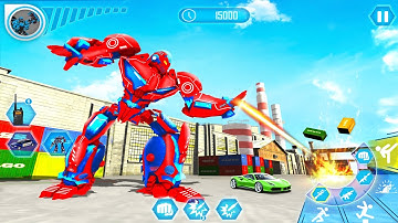 DRONE ROBOT CAR TRANSFORMATION GAME 3D - ANDROID GAMEPLAY