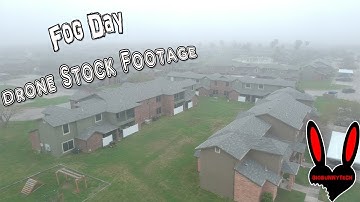 Fog Day Drone Stock Footage | DJI Spark 2019
