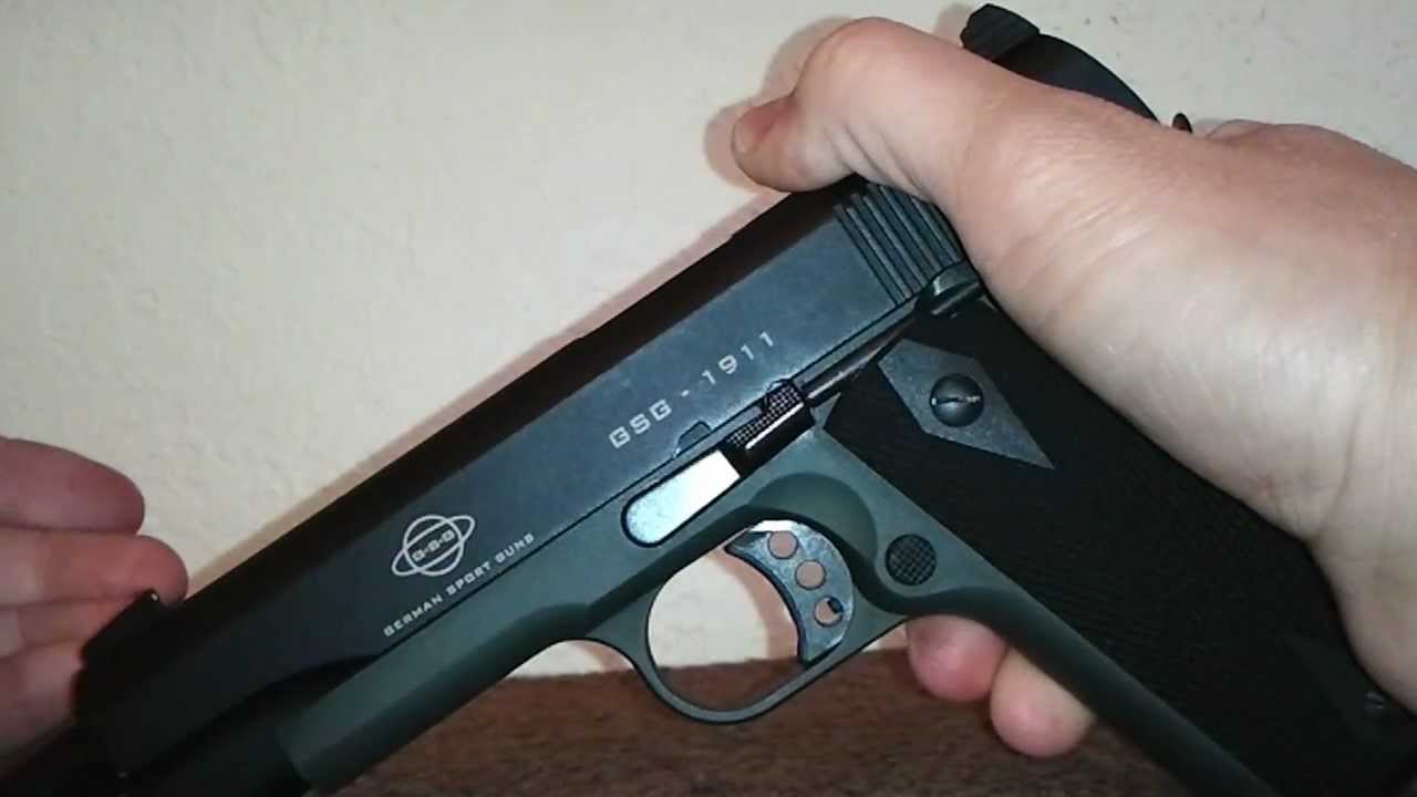 GSG 1911 .22LR FIELD STRIP & DISASSEMBLY - YouTube