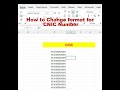 Cnic number format in excel  infobairy