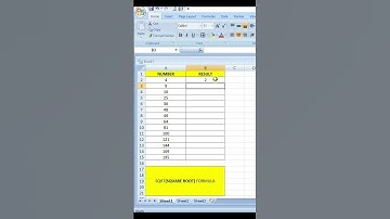 SQRT formula in excel #excel #deepa tyagi#excel tips #excel tricks #excel tutorial #office