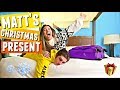 MATT&#39;S CHRISTMAS PRESENT FOR ME!! (Road trip to...) | Vlogmas Day 21
