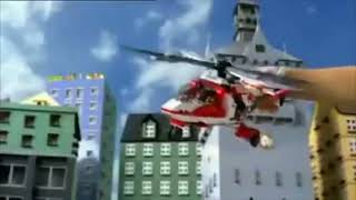 A Man Has fallen into the river in Lego city but everything is replaced with man