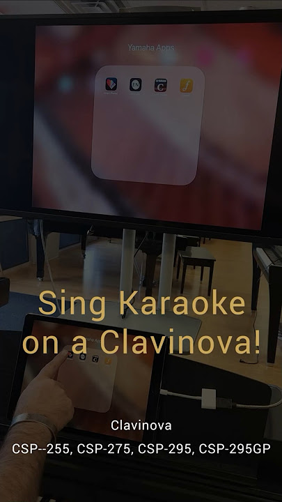 Sing Karaoke on Your Clavinova CSP!  |  #Yamaha #Clavinova #CSP #Karaoke