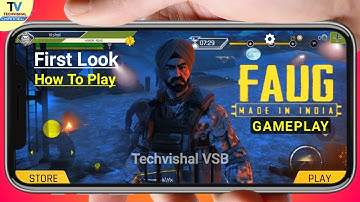 FAU-G Game🇮🇳 First Look Gameplay, Graphics, All Modes & Features | How To Play FAUG Hands On Weapons
