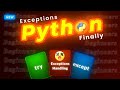 Python Exceptions Complete Guide 2025 📘🔥 | Handling Errors the Right Way