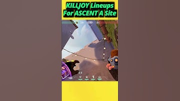 Best Killjoy Lineups for Ascent A Site | Easy & Quick Lineups | Valorant Guide | TheSomnathOP