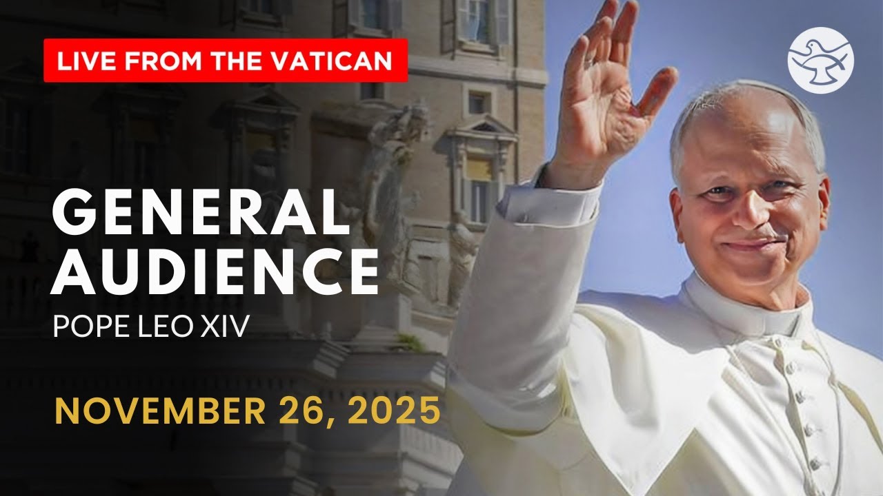 General Audience of Pope Leo XIV | Live from the Vatican | 26 November 2025 | Shalom World