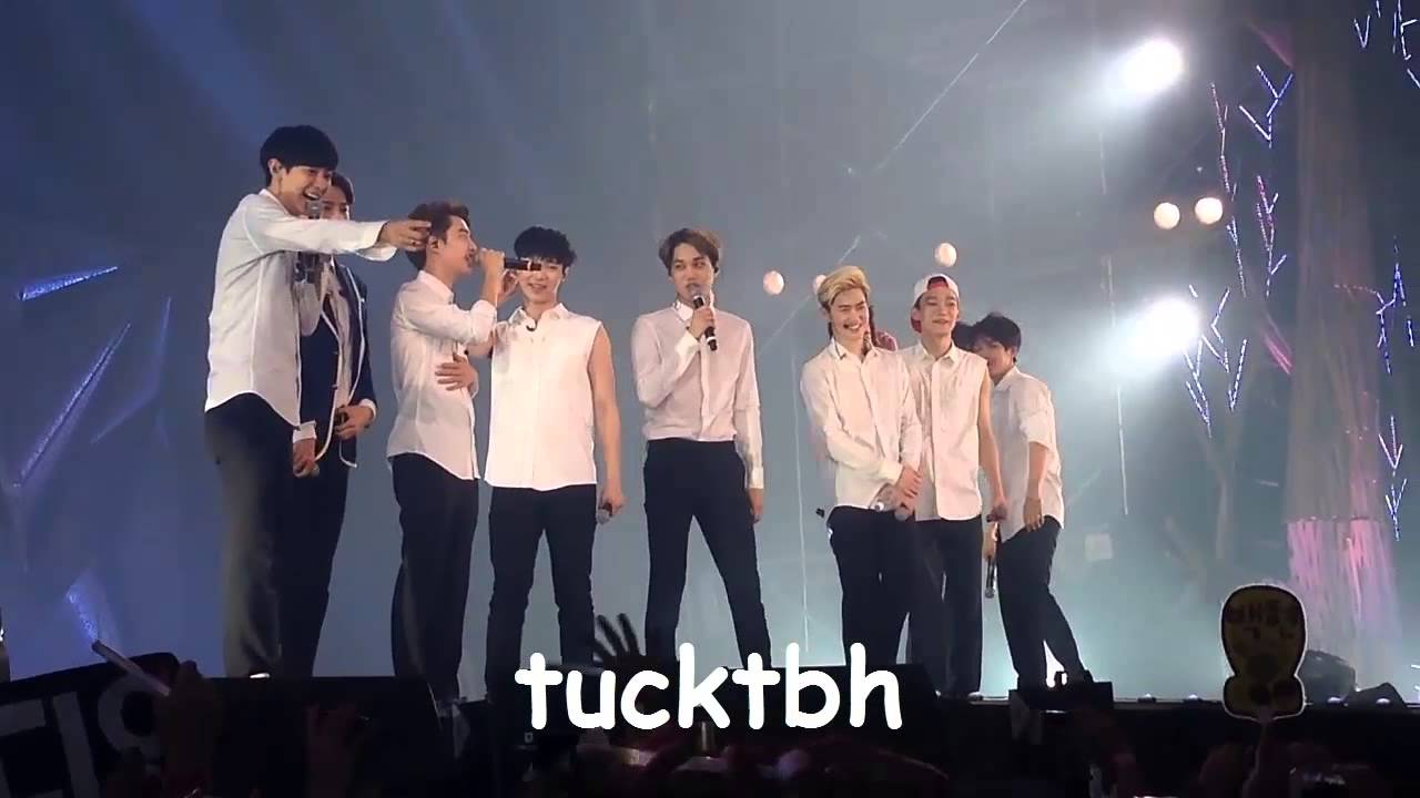 140914 Talk & D.O hit Chanyeol (Full) at EXO Planet in Bangkok