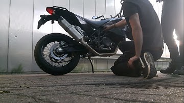 SC Project Exhaust Sound - KTM 690 (Stock exhaust vs with & without DB killer)