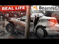 Аварии на реальных событиях в BeamNG.Drive #25