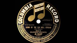 1911 Brunswick Quartette - Down By The Old Mill Stream