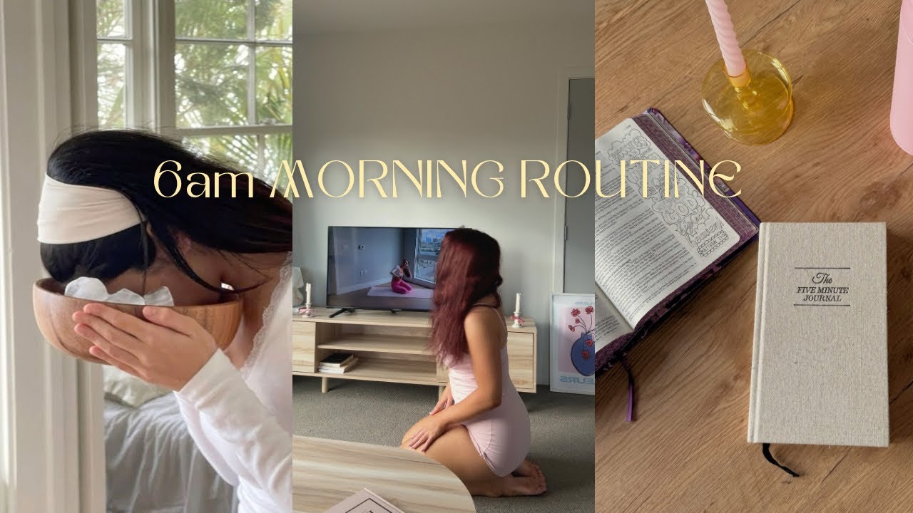 Lock In Morning Routine 6am PRODUCTIVE morning routine | lock in, living alone diaries - YouTube